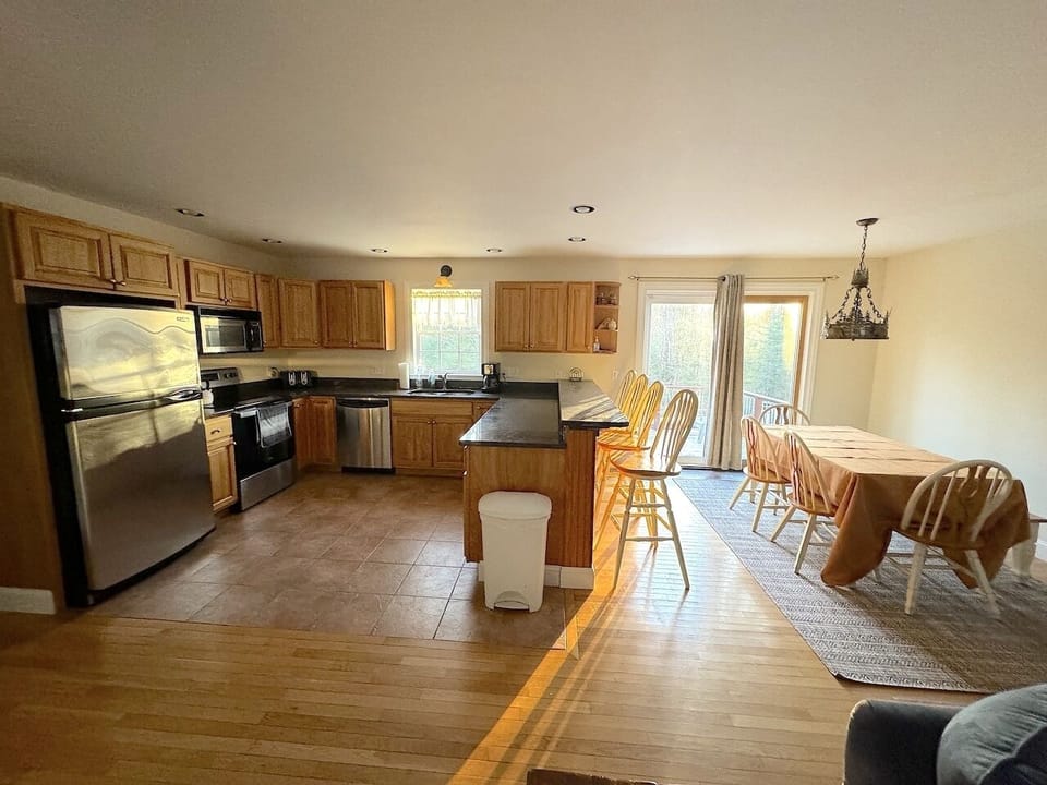Open Kitchen dining, family room 