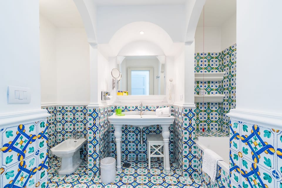 Free toiletries, hair dryer, bathrobes, slippers