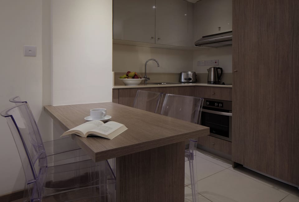 Fridge, electric kettle