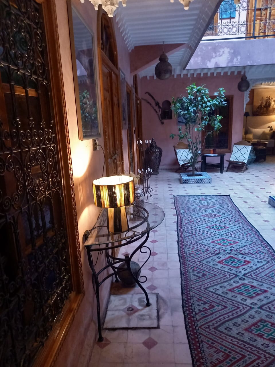 Interior entrance