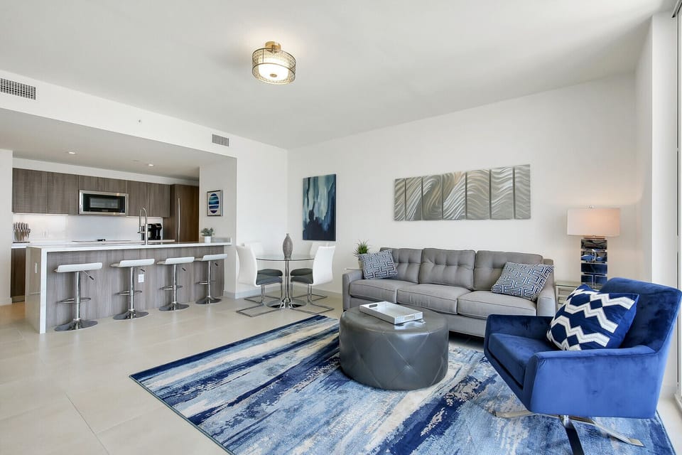 The unit is beautiful, pristine/extremely clean, & in a prime location- Charmaine