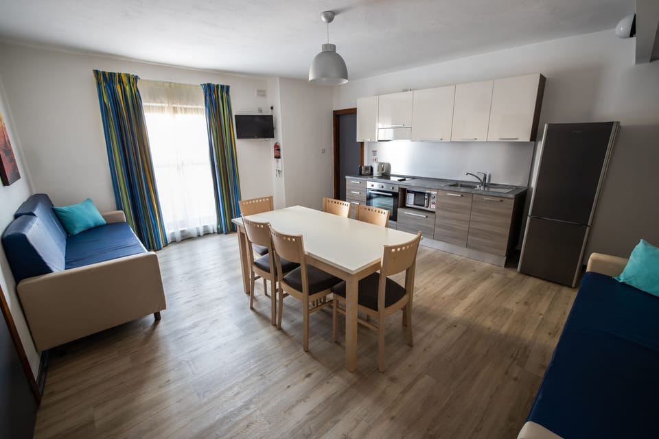 Standard Apartment, 2 Bedrooms | Private kitchen | Fridge, electric kettle, freezer