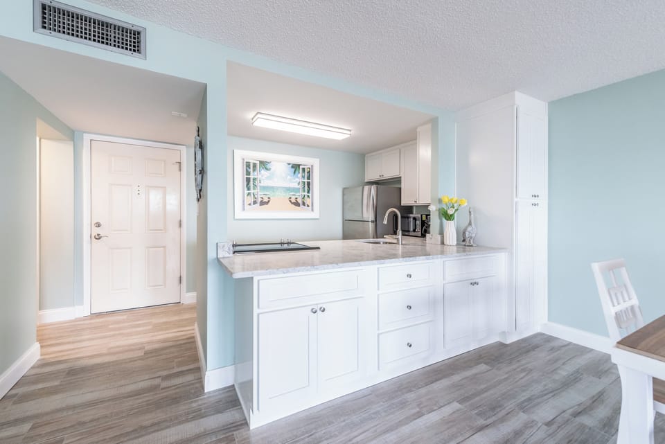Chic and updated bathroom with modern fixtures and plenty of storage