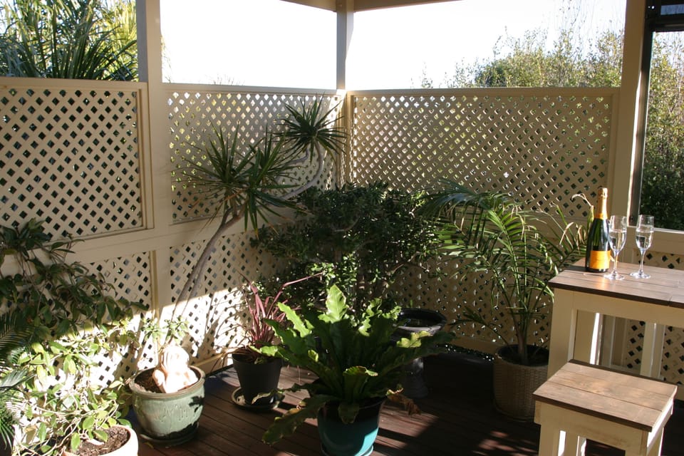 Surrounded by greenery