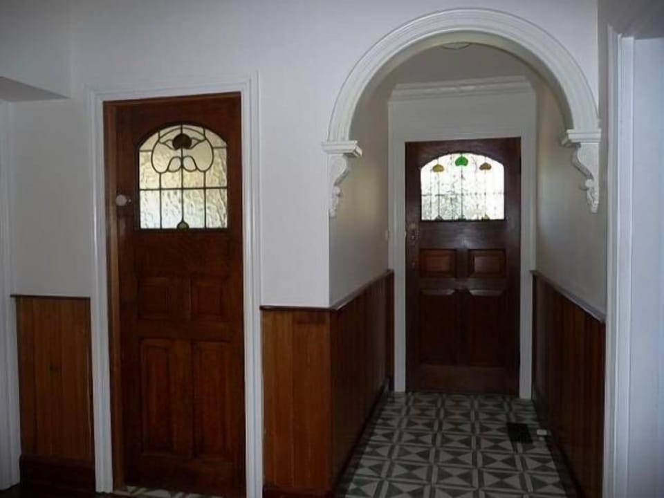 Back and bathroom doors