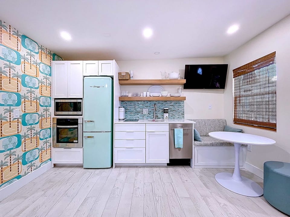 Built in dining bench with under-bench storage