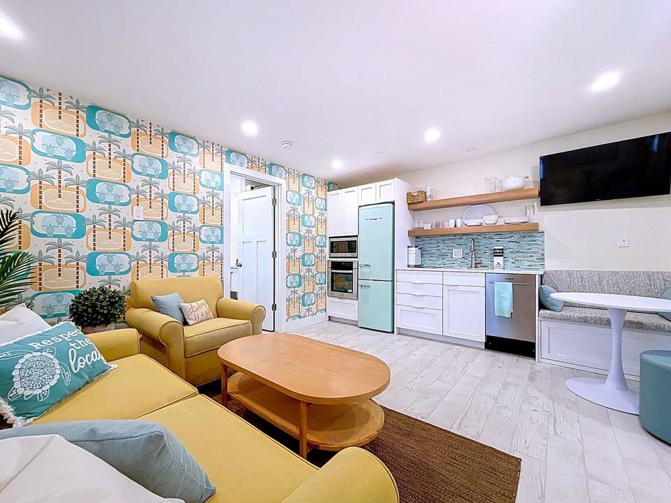 Open shelving in kitchen for your convenience