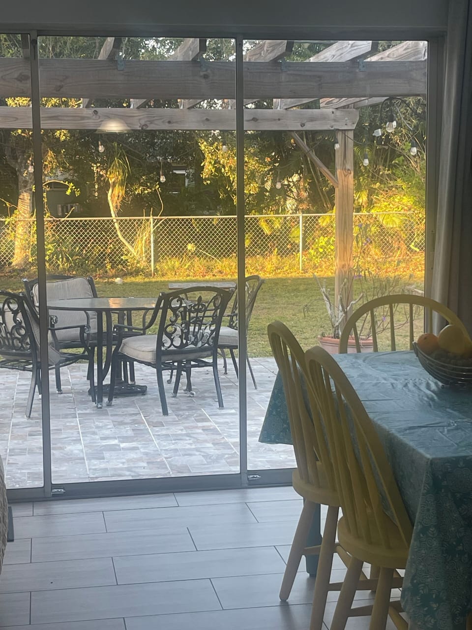 Outdoor dining