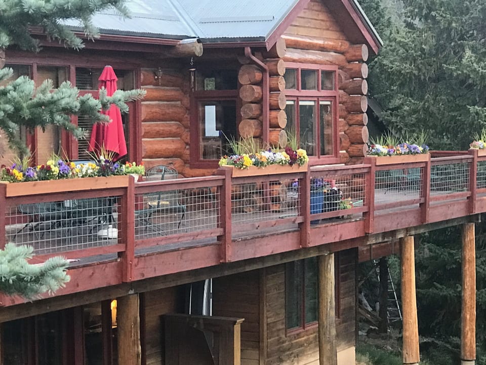 Large wrap  around deck