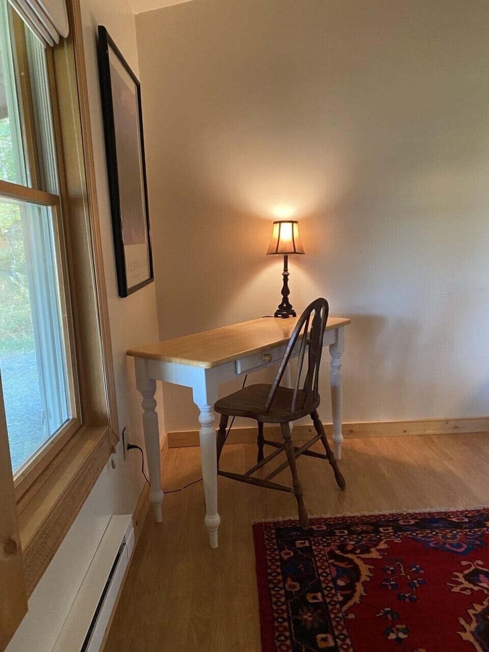 Desk area in the master bedroom