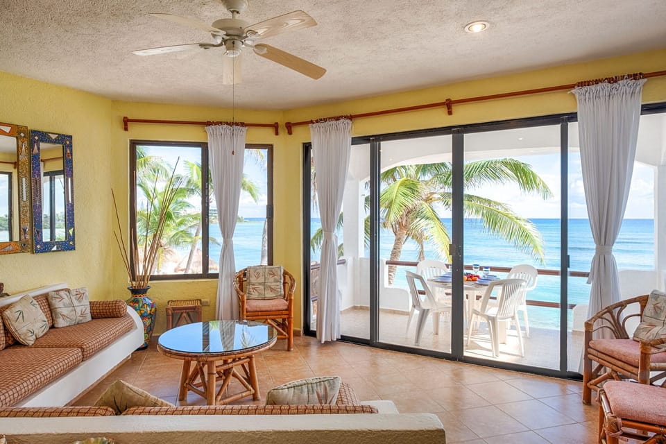 Ocean view from the living area