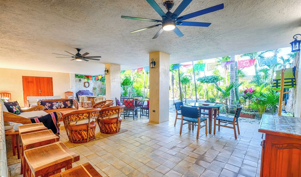Outdoor Living and Dining Area