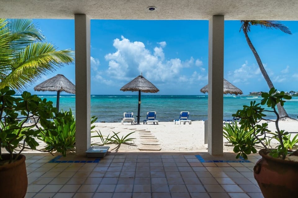 Beach View - from the lower level of Yool Caanal