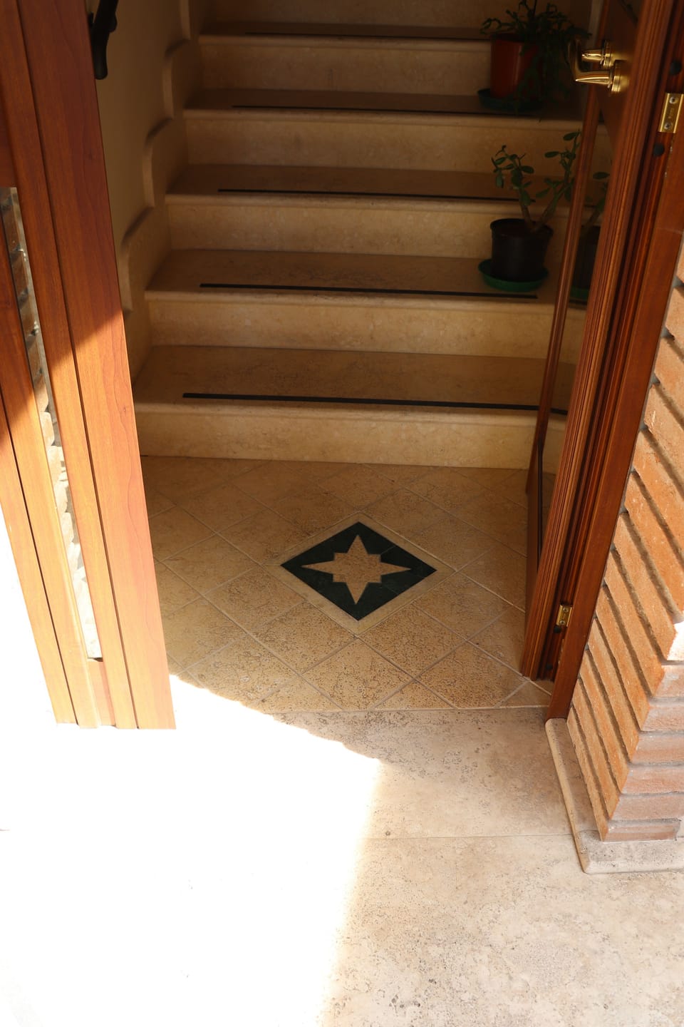 Interior entrance