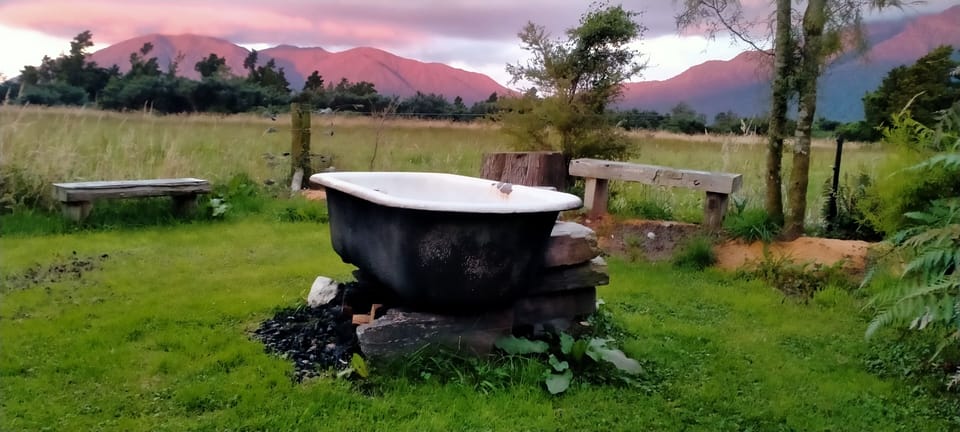Soaking at sunset?