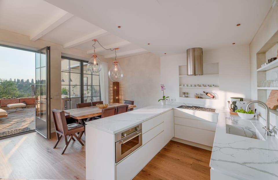 Downstairs - Open spaces