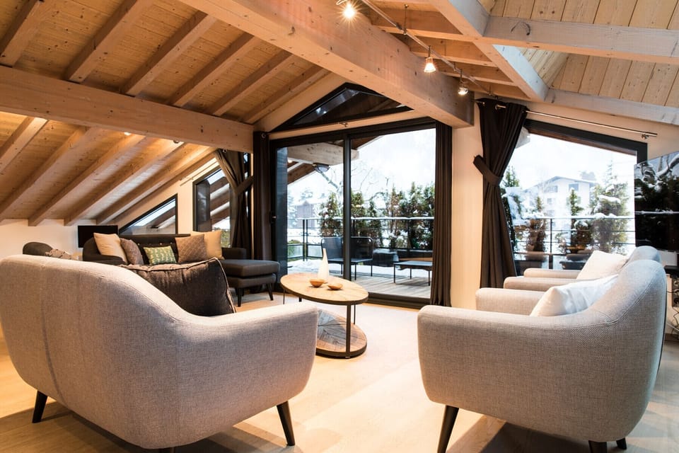 Open plan living area on the first floor