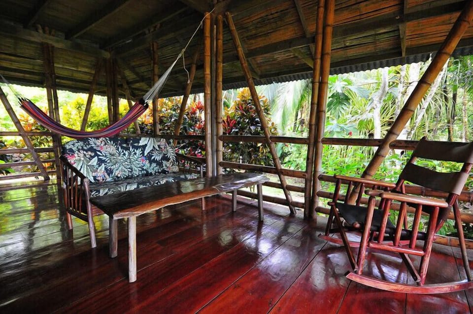 Casa Bambu living room has great view by guest James McCraw