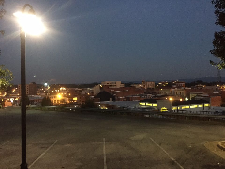 Overlook downtown Bristol