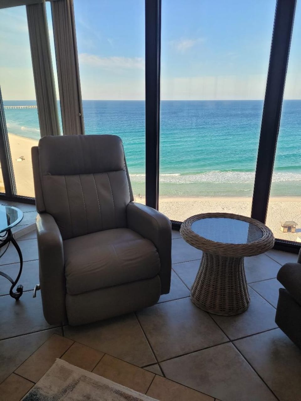 View from living room.