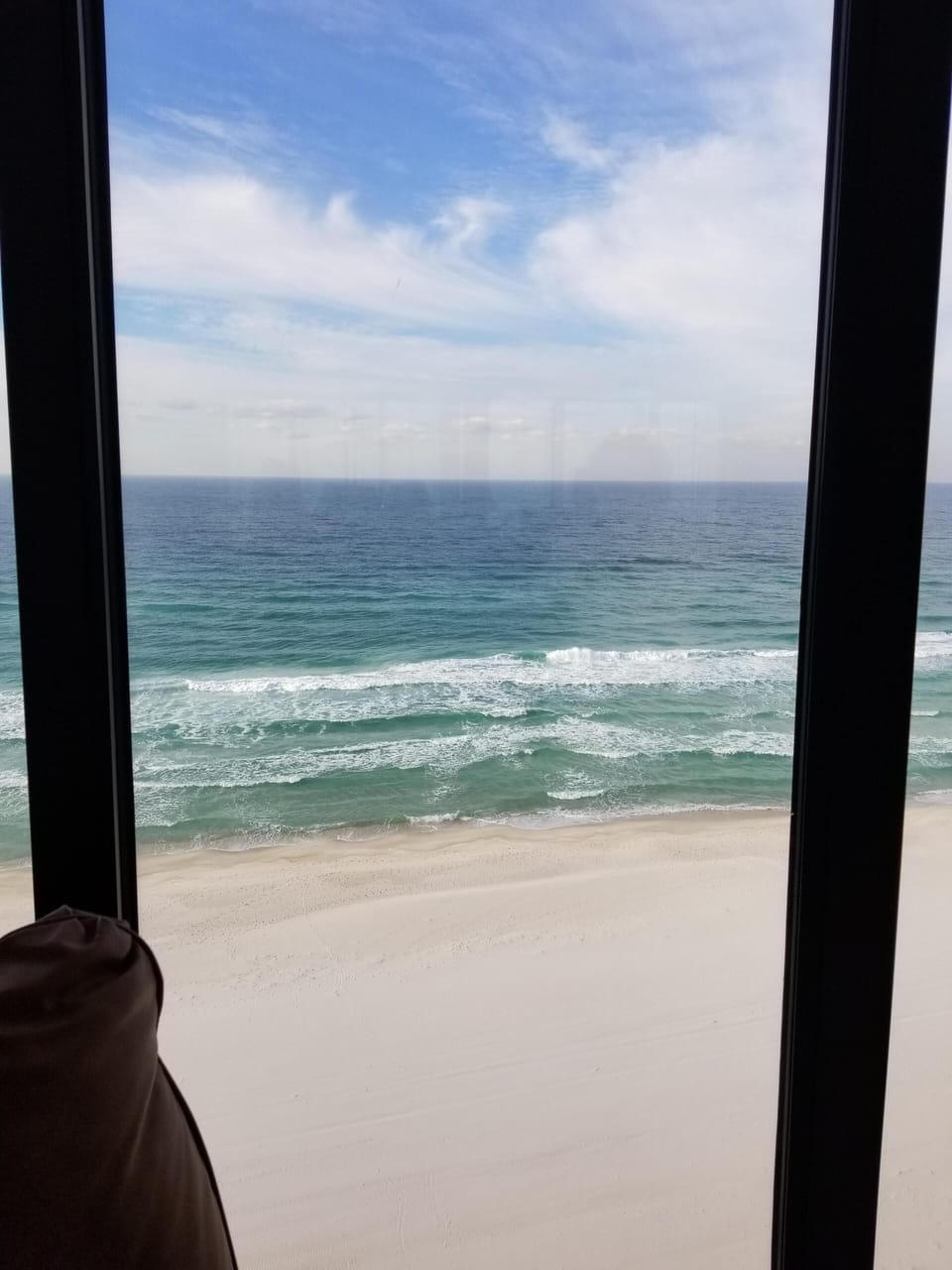 View from living room.
