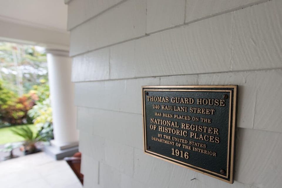 National Registry of Historic Places. Built in 1916 by a British banker.