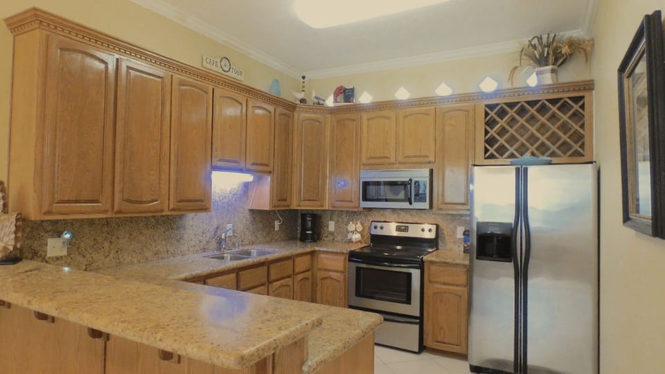 Full Size Stainless Fridge and Stove