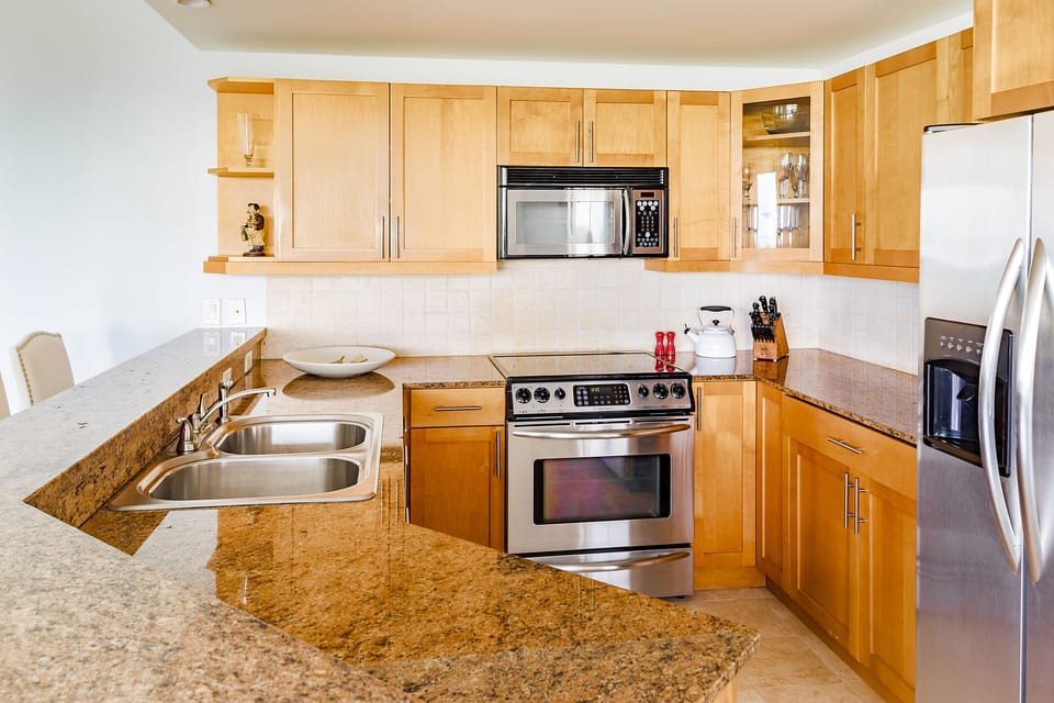fully stocked kitchen