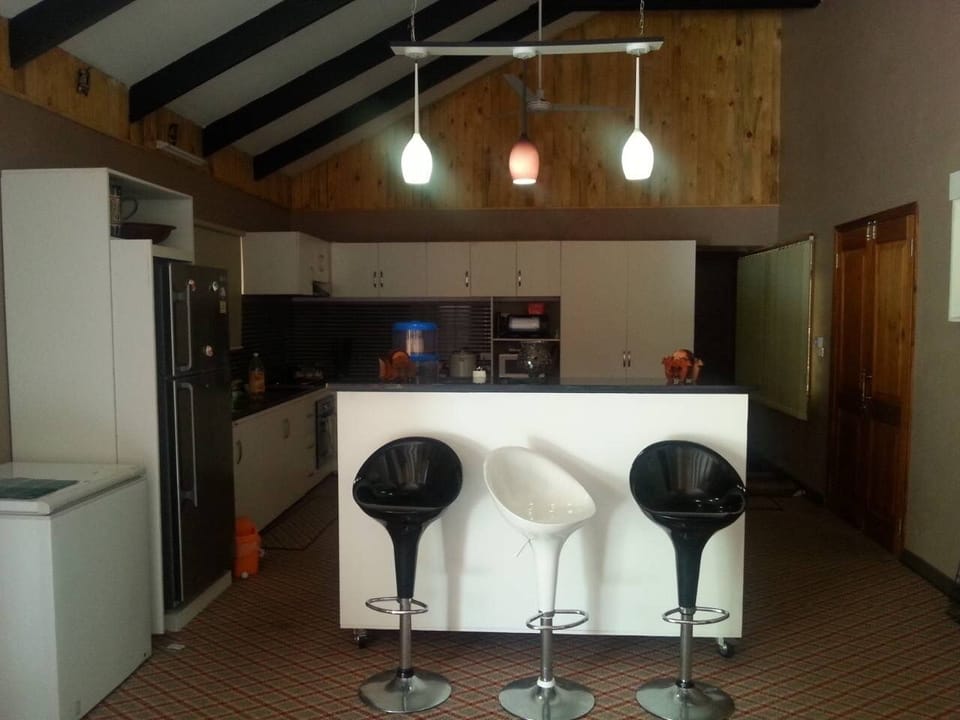 Deluxe Villa | Private kitchen | Full-size fridge, microwave, oven, stovetop