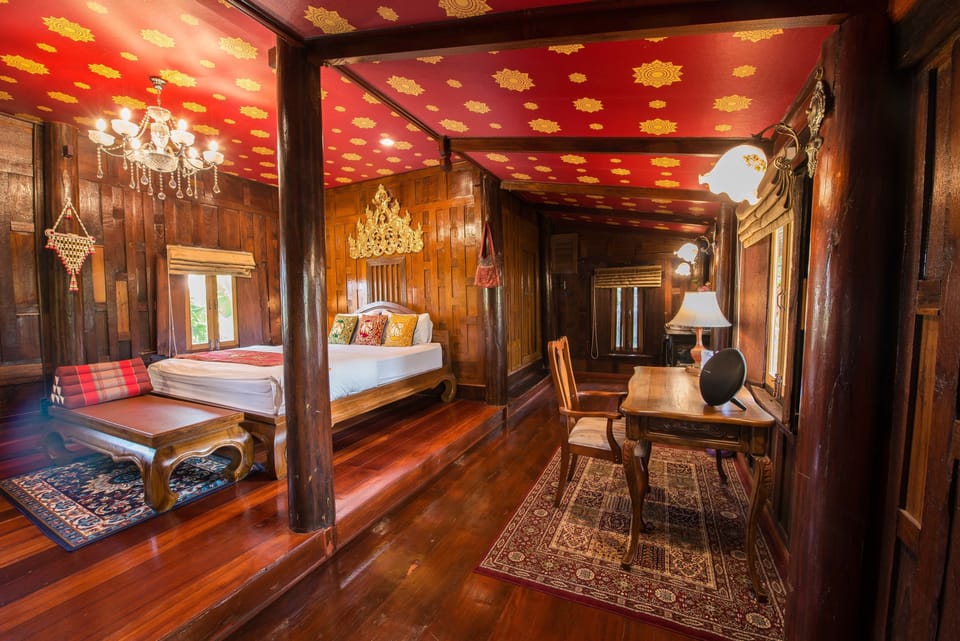 Traditional Thai House River View | Free minibar items, individually decorated, individually furnished, desk