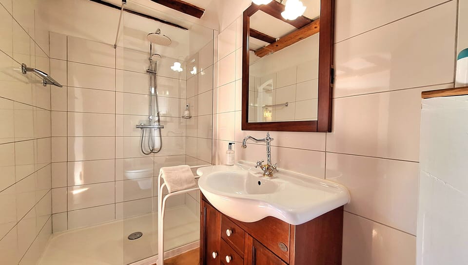 Free toiletries, hair dryer, towels