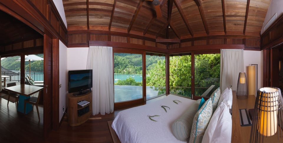 Villa, 2 Bedrooms, Private Pool, Hill View | Premium bedding, minibar, in-room safe, individually decorated