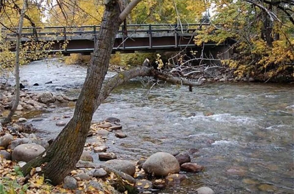 Rock Creek, just out the back door.