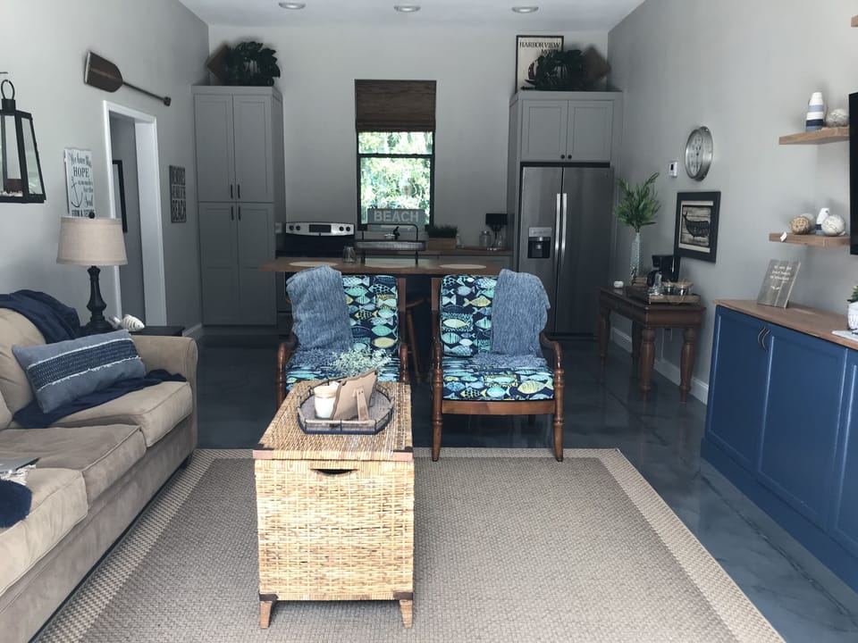 Enter the front door and be warmly welcomed by the open concept.