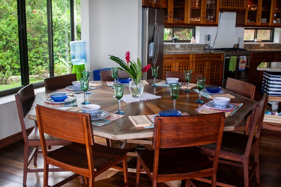Central building, dining room, seating for 8