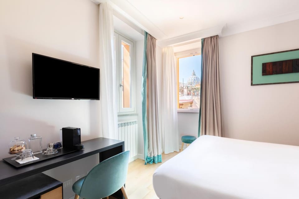 Down comforters, blackout drapes, soundproofing, free WiFi