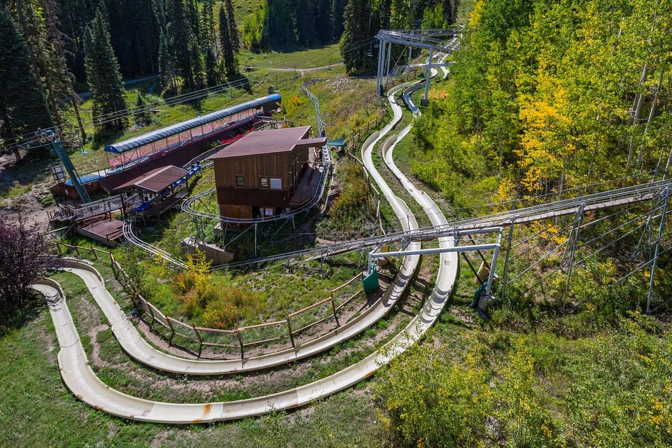 View of the Mountain Coaster from the condo