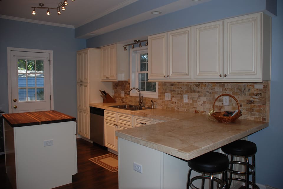 Remodeled Kitchen from dining room 