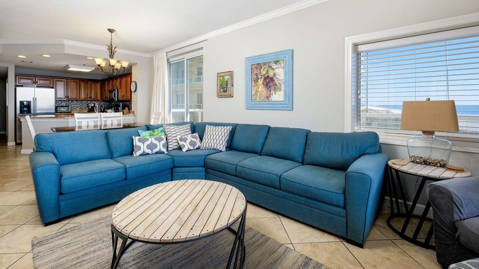 Queen Memory Foam Sleeper Sectional