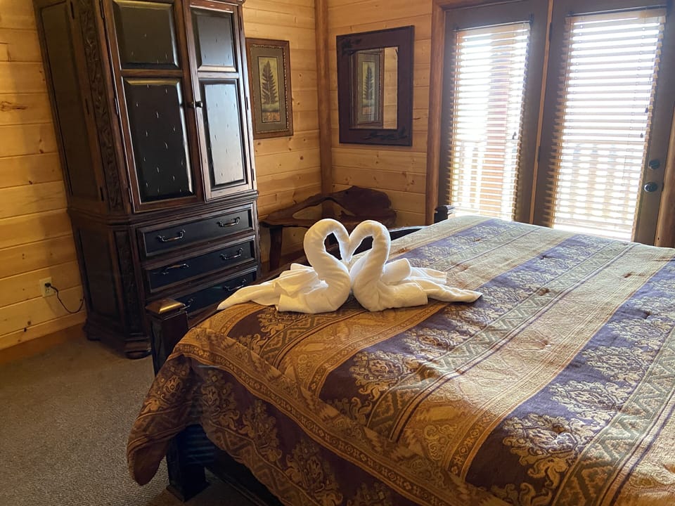 Lower king BR (one of two - each with private bath w/ shower and jetted tub)