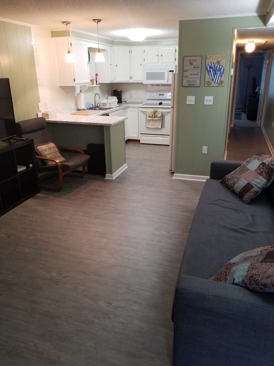 Living/Dining/Kitchen Area