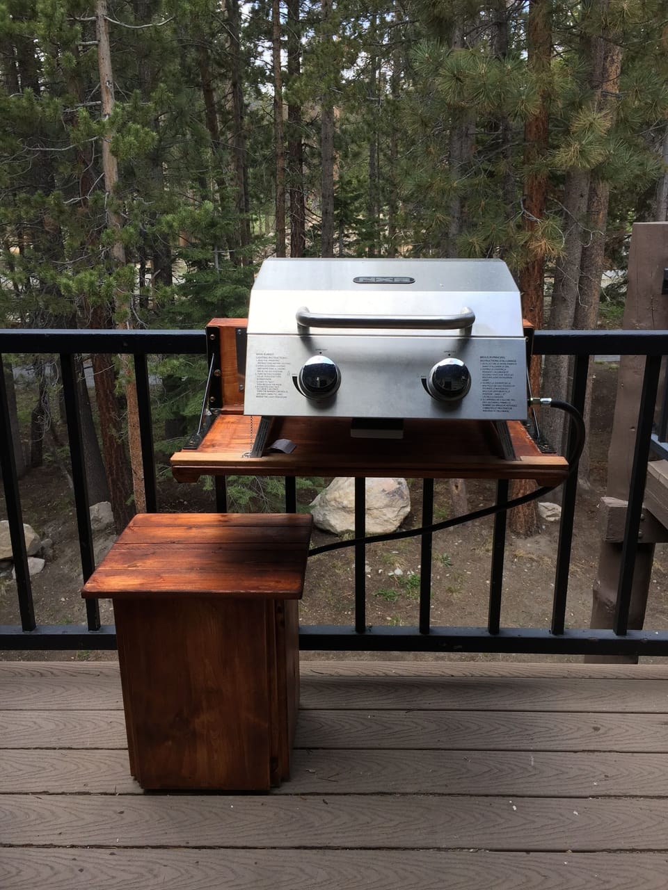 Private Deck BBQ available in the summer