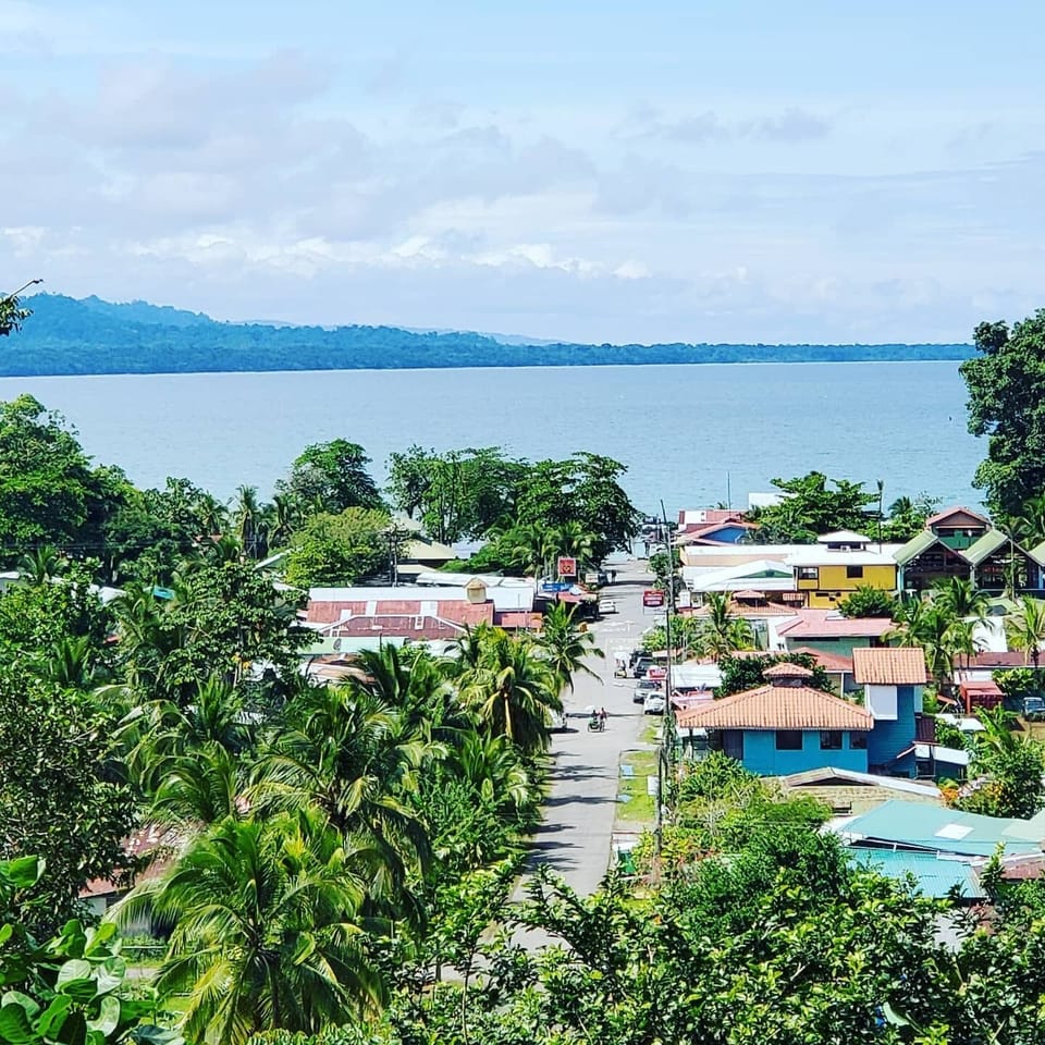 Puerto Viejo, 20 minutes walk on the beach from the house or 10 mins. drive.