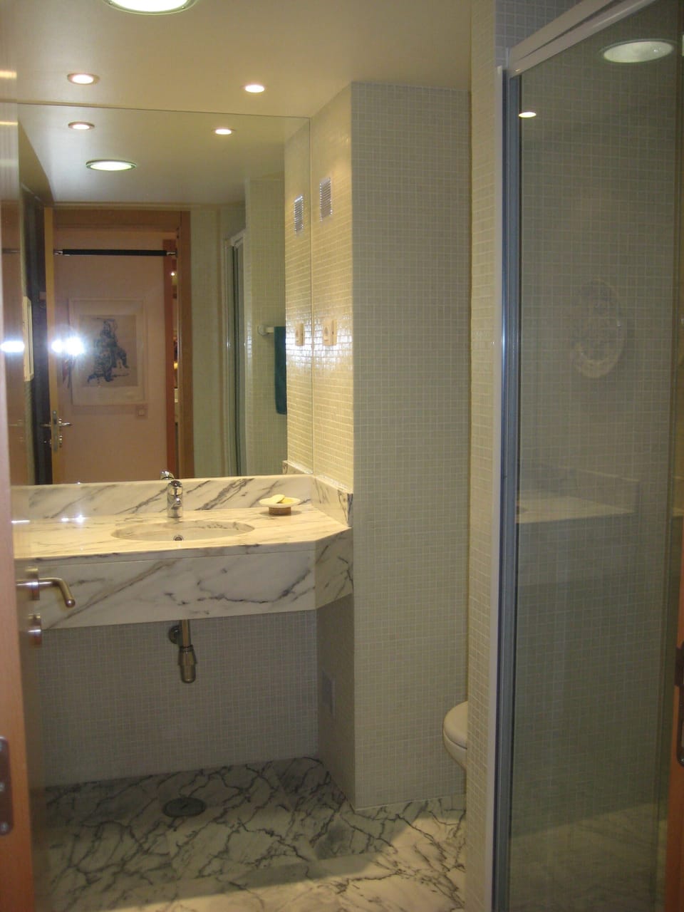 Bathroom with walk-in shower