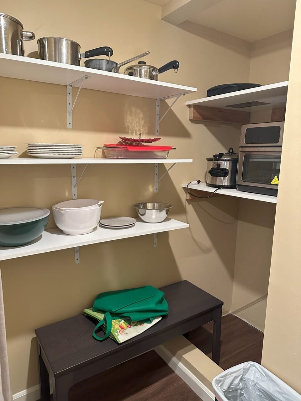 Kitchen Pantry & Additional Seating for Dining Area