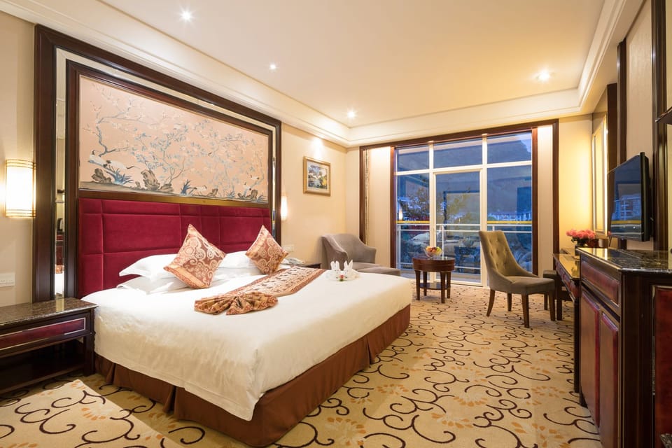 Premium bedding, down comforters, memory foam beds, minibar