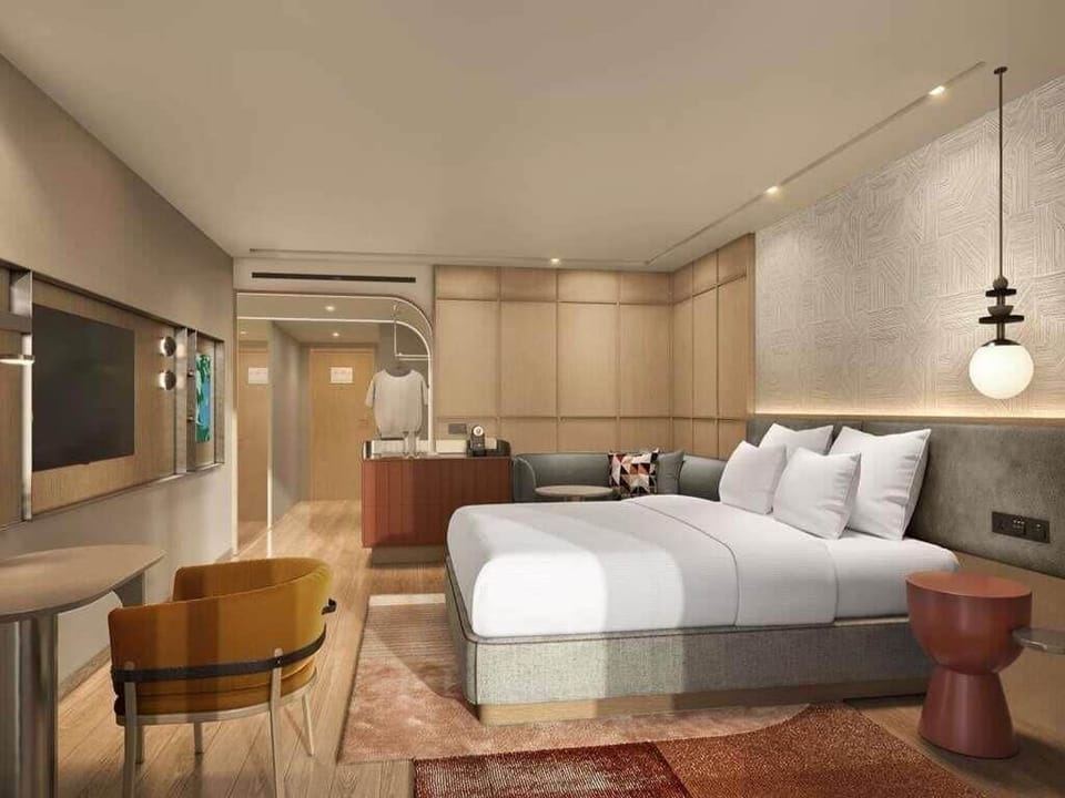 Premium Room, 2 Twin Beds, Club Lounge Access, River View (Deluxe) | Minibar, in-room safe, desk, iron/ironing board