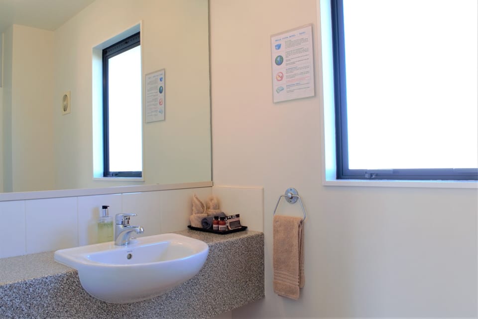 Free toiletries, hair dryer, towels, soap