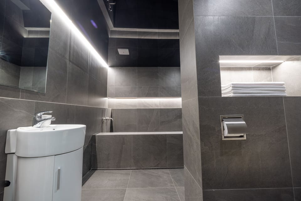Superior Twin Room | Bathroom | Shower, free toiletries, hair dryer, towels