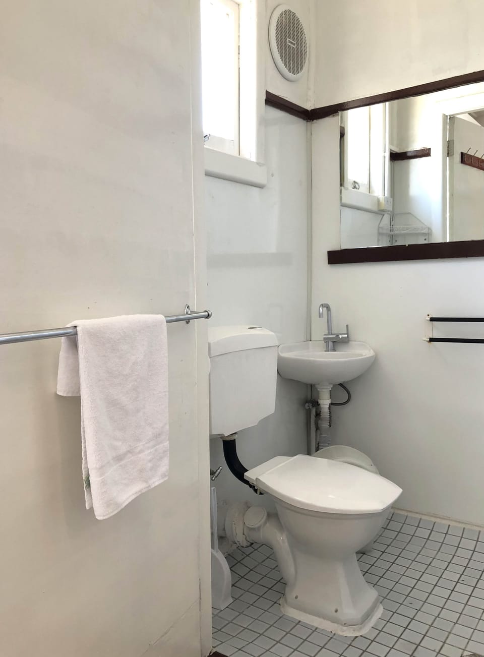 Shower, free toiletries, hair dryer (on request), towels